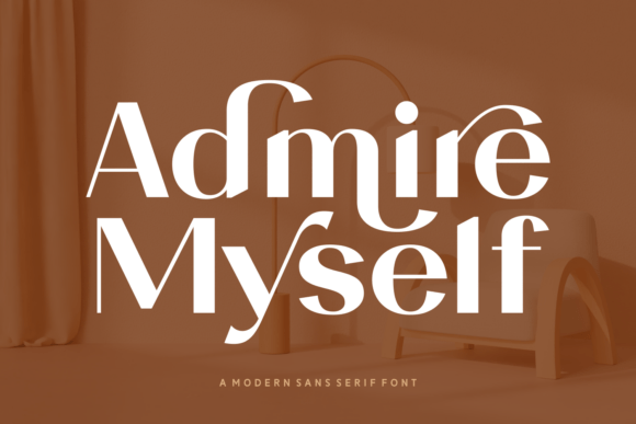 Admire Myself: A Modern Sans Serif Font for High-End Editorial Branding