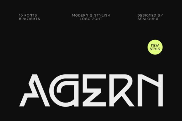 Agern: The Modern Sans Serif Font for Crisp, Confident Campaign Design
