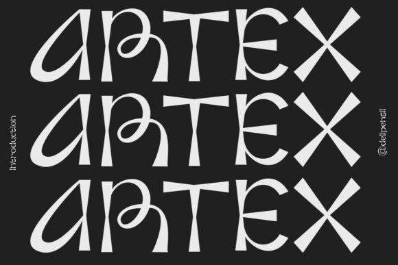 Artex: A Futuristic Sans Serif Font for Modern Makers and Designers