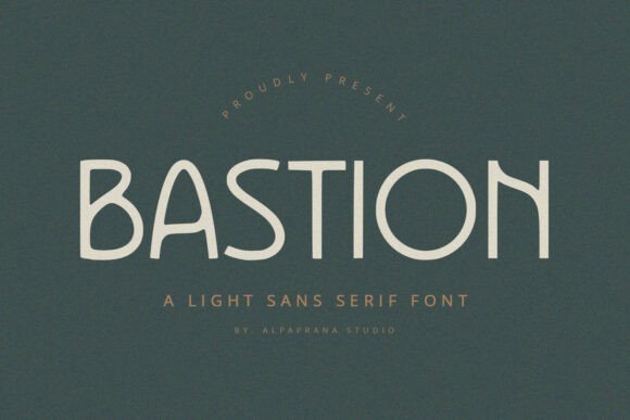 Bastion: A Light Sans Serif Font for Modern Branding Projects