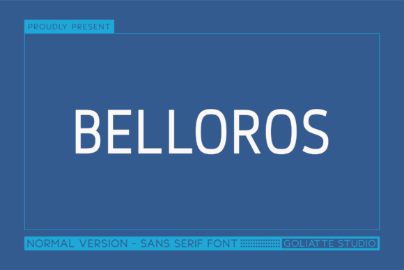 Belloros: The Modern Sans Serif Typeface for Elegant Editorial Design