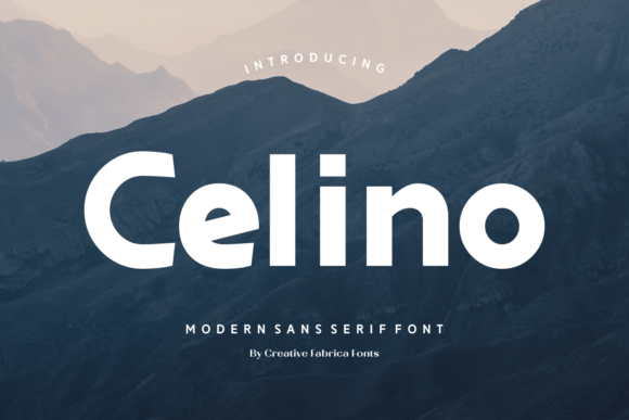 Celino: A Modern Sans Serif Font for Editorial Design and Digital Publishing