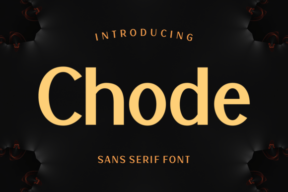 Chode: A Modern Sans Serif Font for Clean Editorial Design