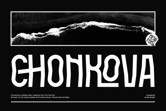 Chonkova: A Quirky Sans Serif Font That Elevates Maker Branding and Product Design