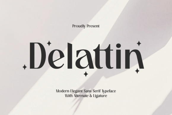 Delattin: A Modern Sans Serif Font for Elegant Branding and Creative Projects