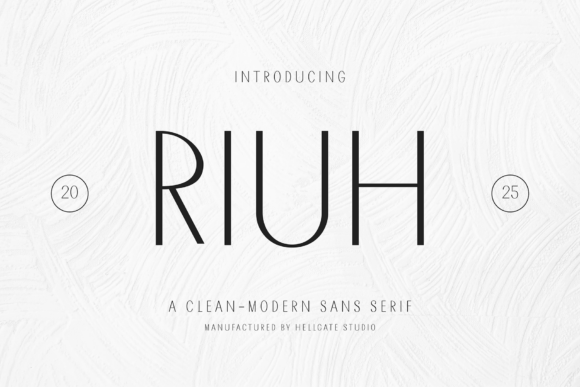 Elevate Your Craft with the Riuh Font: Modern Elegance for Handmade Labels and Printables