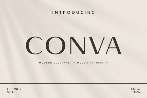 Et Conva: A Clean Sans Serif Font for Modern Web Design Projects