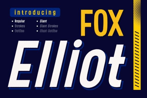 Fox Elliot: Bold Sans Serif Font for Dynamic Marketing Design
