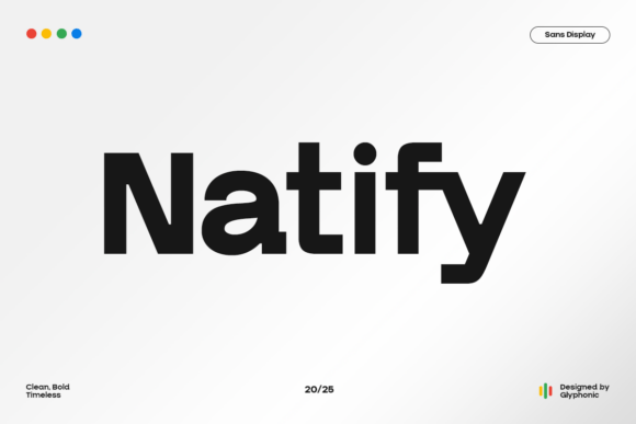 Gc Natify: A Bold Sans Serif Font for Modern Branding Projects