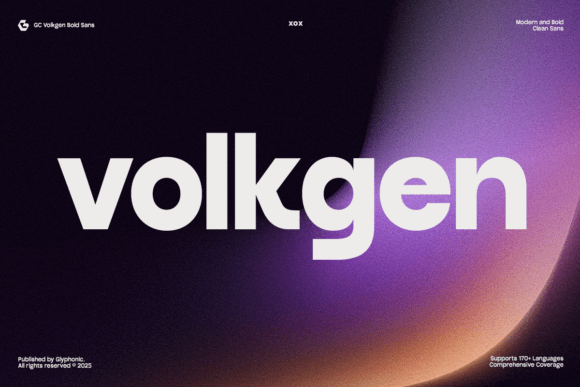 Gc Volkgen: A Bold Sans Serif Font for Modern Design Projects
