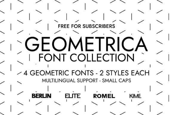 Geometrica: A Modern Sans Serif Font for Makers and Creative Sellers