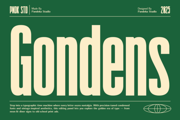 Gondens: A Bold Sans Serif Font for Modern Editorial Design