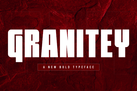 Granitey: A Bold Sans Serif Typeface for Confident Branding