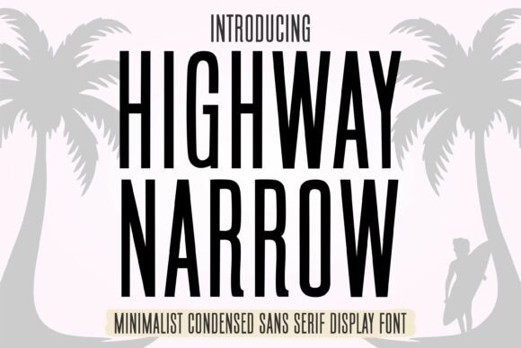 Highway Narrow Font: Sleek Sans Serif for Modern Design
