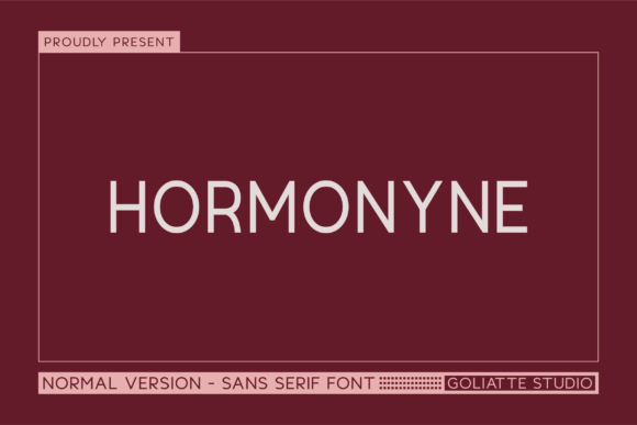 Hormonyne Font: Modern Minimalism for Design Projects