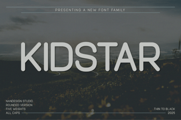 Kidstar Rounded: A Fresh Sans Serif Font for Modern Editorial Design