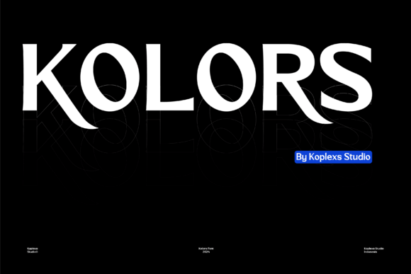 Kolors Font: Modern Sans Serif for Bold Web Typography