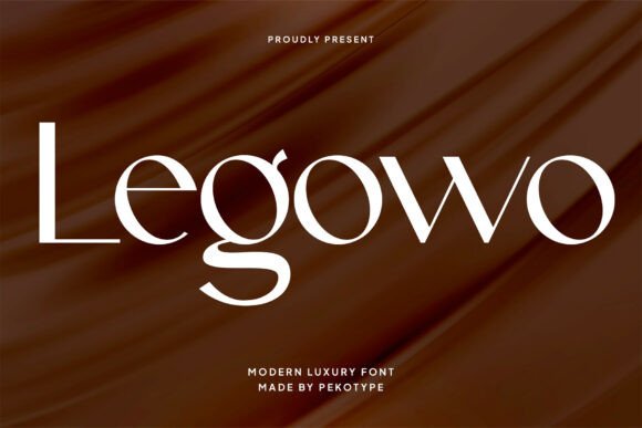 Legowo: A Modern Luxury Sans Serif Font for High-Impact Campaign Design