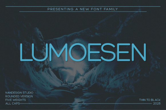 Lumoesen Rounded: Modern Sans Serif Font for Bold Design