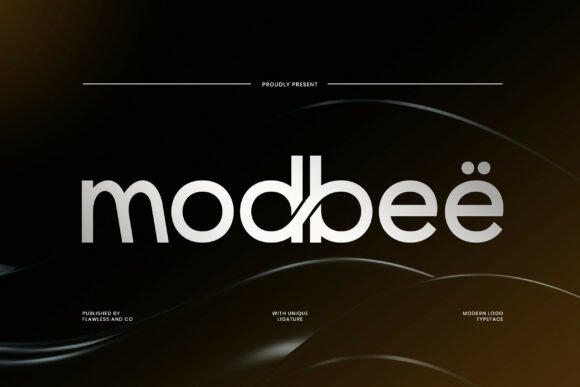 Modbee: A Modern Sans Serif Font for Clean Digital Branding