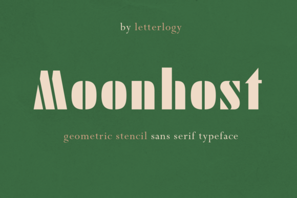 Moonhost: A Bold Sans Serif Font for Modern Branding Projects
