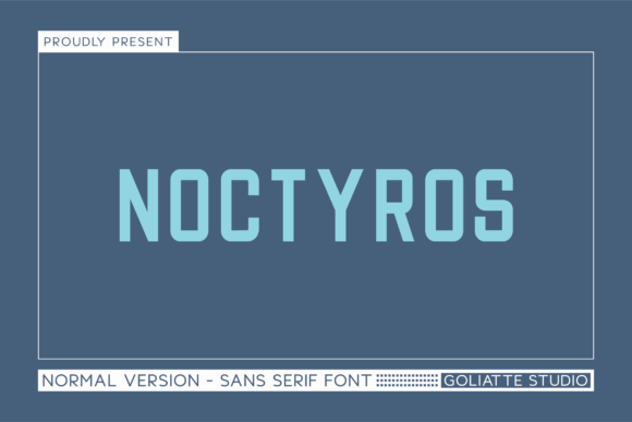 Noctyros Font: Bold Sans Serif for Modern Marketing Designs