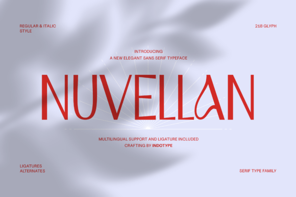 Nuvellan: A Refined Sans Serif Font for Modern Editorial Design
