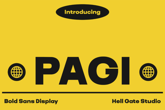 Pagi: A Bold Sans Serif Font for Elegant Craft and Product Design