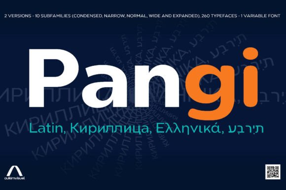 Pangi Regular: A Geometric Sans Serif for Modern Editorial Design