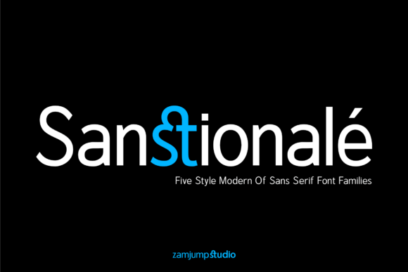 Sanstionale: A Modern Sans Serif Font for Elegant Editorial Design