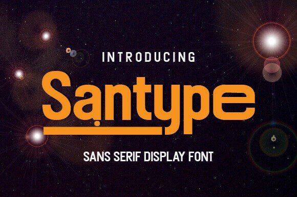 Santype Regular: A Modern Sans Serif Font for Elegant Web Design