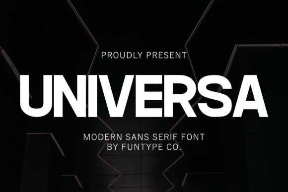Universa: A Modern Sans Serif Font for Bold Editorial Design