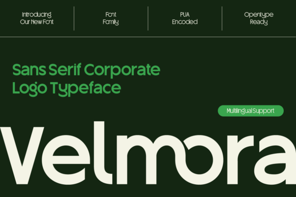 Velmora Regular: A Confident Sans Serif for Modern Branding