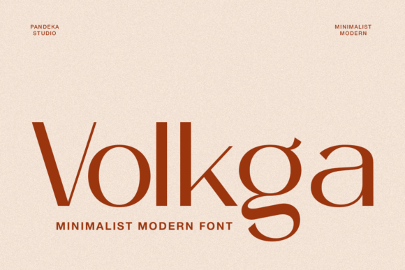 Volkga: A Minimalist Sans Serif Font for Modern Web Design